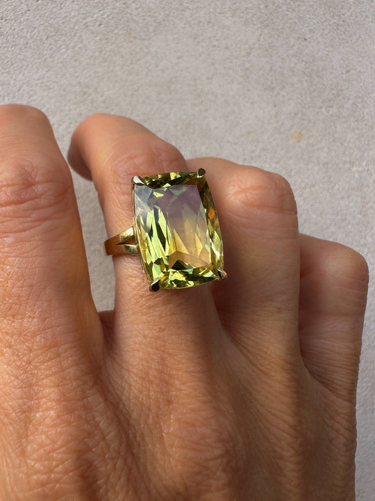 The Meaning of Yellow Quartz & The Canary Queen Cocktail Ring.