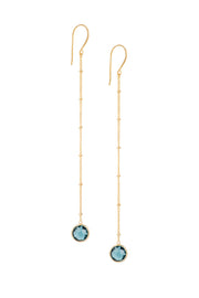 Blue Quartz Long & Short Drop Earrings Earring Long Rosie Odette Jewellery