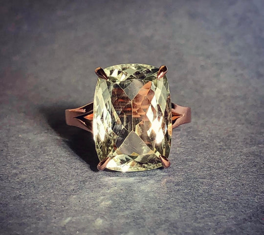 Green Amethyst Queen Cocktail Ring From Regal Collection