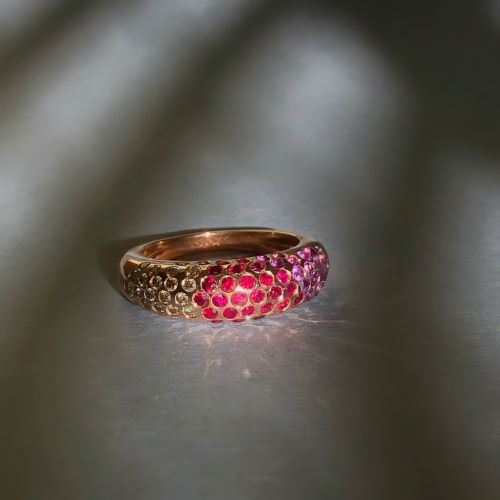 77 Gemstone Halo Engagement Ring