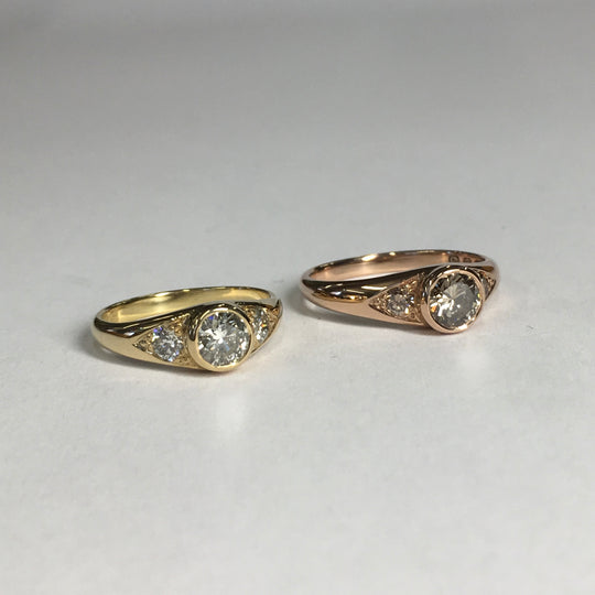 Stunning Hers and Hers Engagement Rings