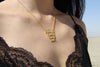 Silver & Gold Aztec Warrior Necklace Necklace 16 Inches Rosie Odette Jewellery