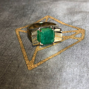 The Art Deco Queen Cocktail Ring Ring Gold Rosie Odette Jewellery
